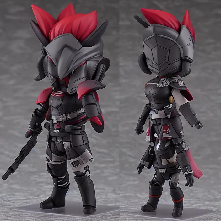 Image similar to destiny commander zavala, an anime nendoroid of commander zavala, figurine, detailed product photo