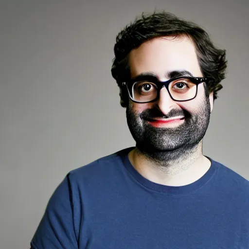 Image similar to linkedin portrait of slim Eric Wareheim