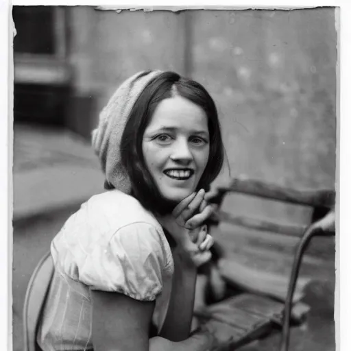 Image similar to photo of young woman by bert hardy