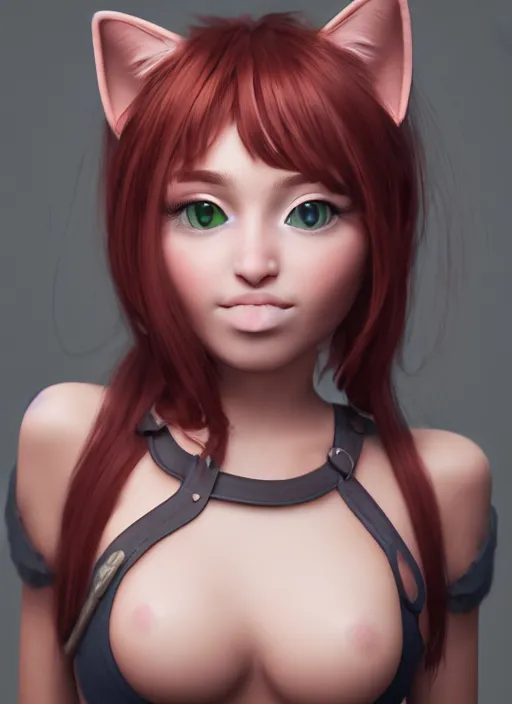 Image similar to cat girls are real, 8k, 4k, trending on artstation, by Paolo Eleuteri Serpieri