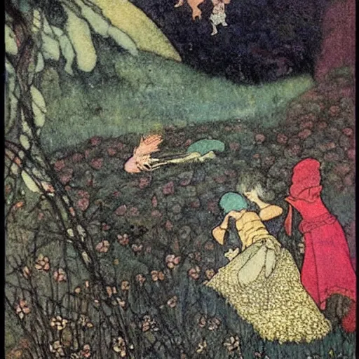 Image similar to painting by edmund dulac