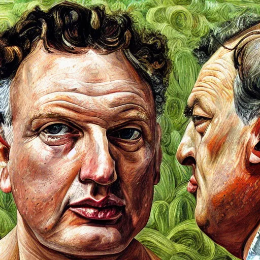 Prompt: high quality high detail painting by lucian freud, hd, jello biafra
