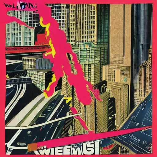 Prompt: wesley willis album cover