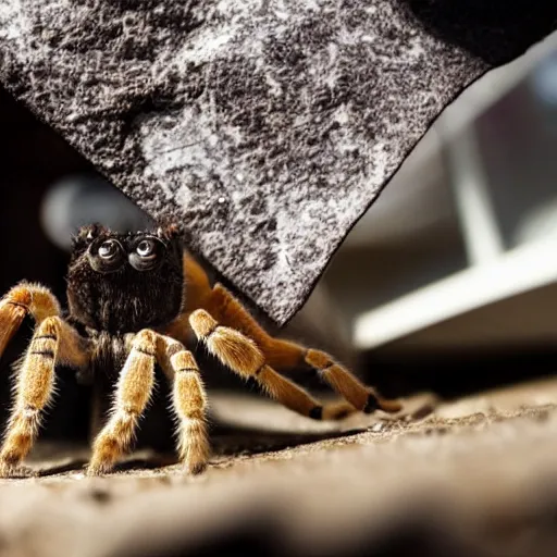 Image similar to photo of a tarantula in a shoe