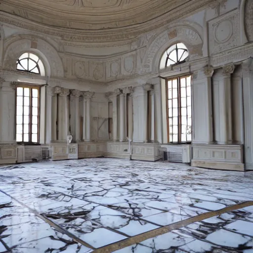 Image similar to empty marble room