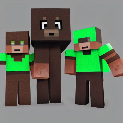 Image similar to minecraft gorilla mob model