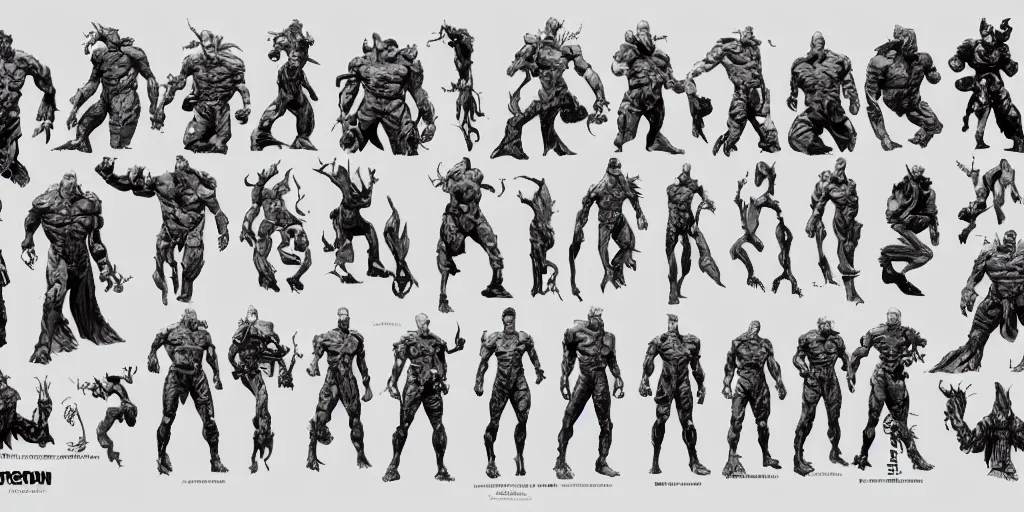 Image similar to savage dragon, character sheet, concept design, contrast, hot toys, kim jung gi, greg rutkowski, zabrocki, karlkka, jayison devadas, trending on artstation, 8 k, ultra wide angle, pincushion lens effect