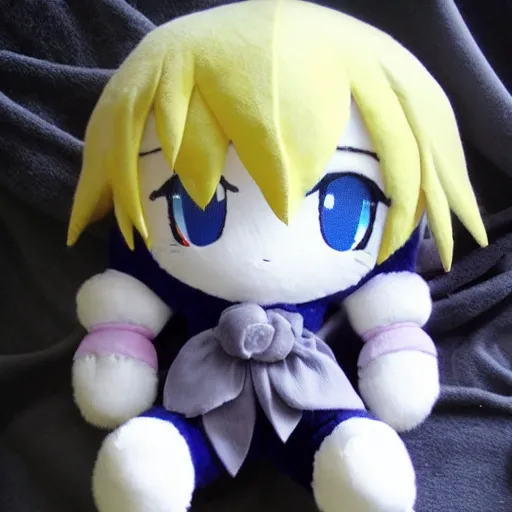 Prompt: cute fumo plush of columbine