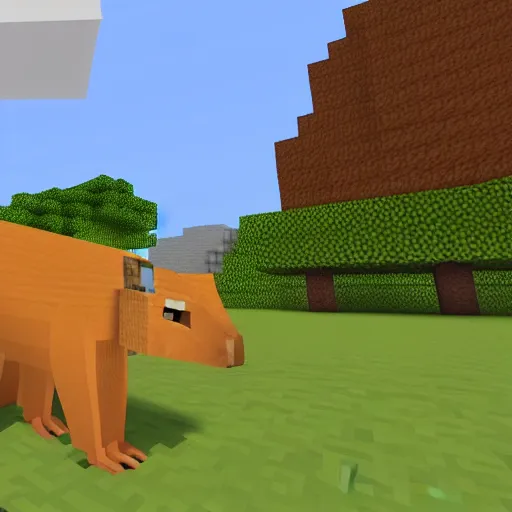 Capybara in Minecraft