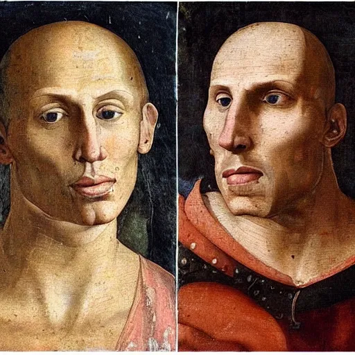 Image similar to A 14th century italian renaissance oil painting of Jerma985, portrait of Jerma985, grainy, realistic, very realistic, hyperrealistic, highly detailed, very detailed, extremely detailed, very neat, very epic, very cool, detailed, trending on artstation