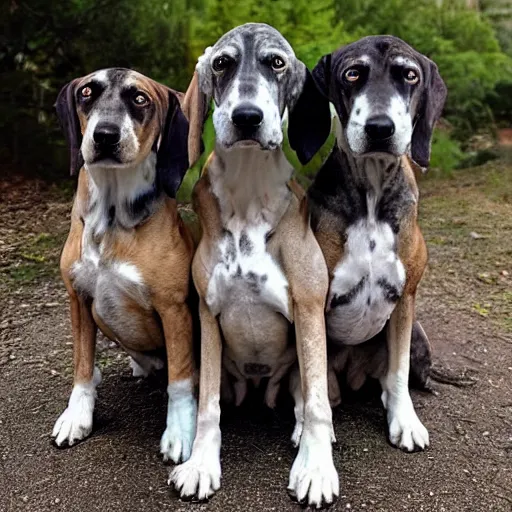 Prompt: Cerebrus the three headed hound of Hades