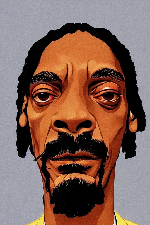 Image similar to portrait of snoop the dogg by james jean by ilya kuvshinov kintsugi