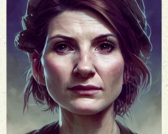 Prompt: highly detailed portrait of jodie whittaker, in the walking dead, stephen bliss, unreal engine, fantasy art by greg rutkowski, loish, rhads, ferdinand knab, makoto shinkai and lois van baarle, ilya kuvshinov, rossdraws, tom bagshaw, global illumination, radiant light, detailed and intricate environment