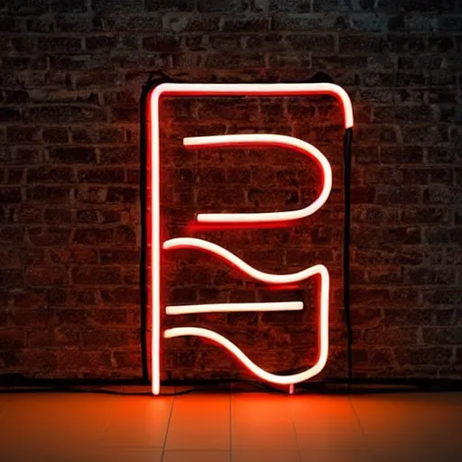 Prompt: neon sign that says “ e ” r r o r