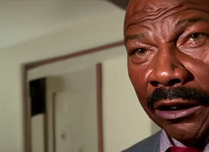 Prompt: carl weathers, movie still, from the new candyman movie, 8 k, realistic