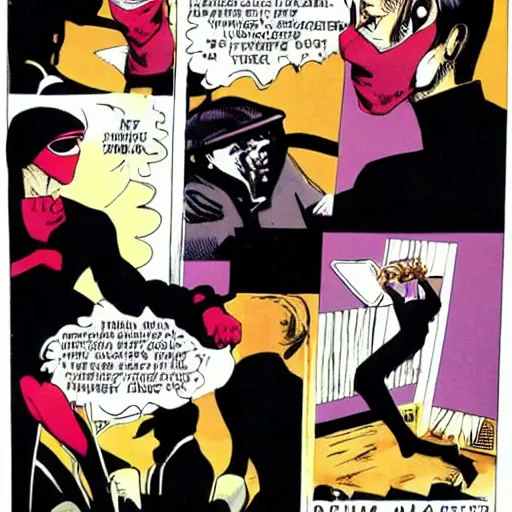 Image similar to diabolik during a robbery