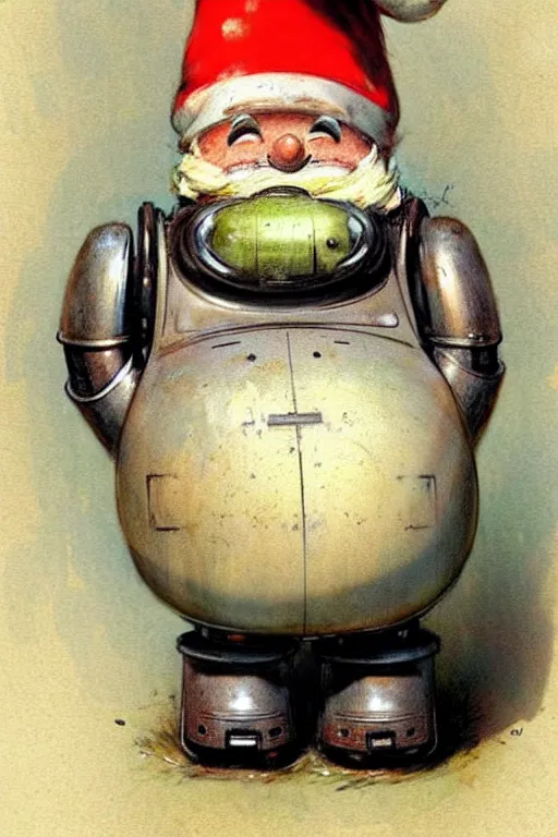 Image similar to ( ( ( ( ( 1 9 5 0 s robot knome very fat. muted colors. ) ) ) ) ) by jean - baptiste monge!!!!!!!!!!!!!!!!!!!!!!!!!!!!!!