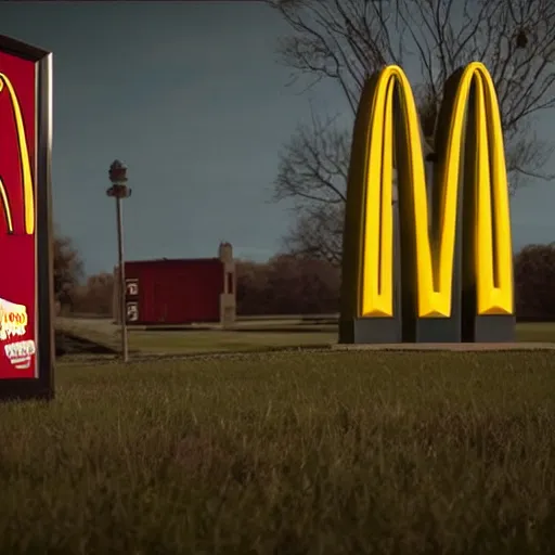 Prompt: mcdonald's horror tv advertisement, ultra realistic, 4 k, digital art, cinematic style of david kronenberg