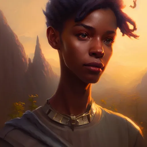 Image similar to highly detailed portrait of ja'marr chase, unreal engine, fantasy art by greg rutkowski, loish, rhads, ferdinand knab, makoto shinkai and lois van baarle, ilya kuvshinov, rossdraws, tom bagshaw, global illumination, radiant light, detailed and intricate environment h 6 0 4