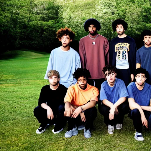 Prompt: brockhampton member portrait