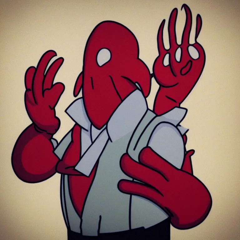 Image similar to “Dr. Zoidberg waving”