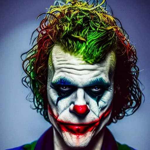 Prompt: photograph of the joker as a baby by annie leibovitz 4 k ultra high definition pulizter prize winner