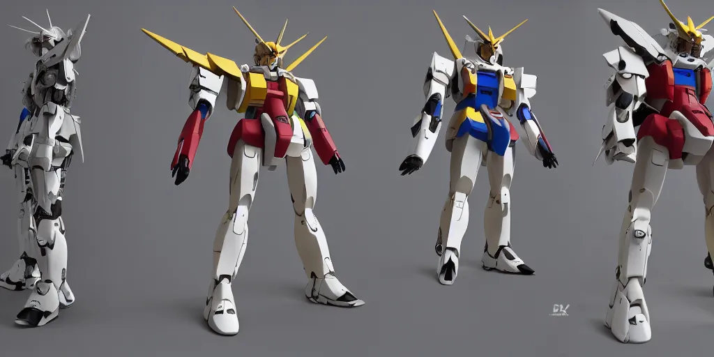 Prompt: capybara Gundam Wing mecha suit, 8k Octane render, extreme levels of detail, VFX, action scene