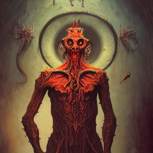 Prompt: Satanic Evil Mr. Bean with a seductive look, fullbody, psychedelic, intricate, horror, highly detailed, artstation, concept art, smooth, sharp focus, illustration, art by greg rutkowski and orientalism and bouguereau and Zdzislaw Beksinski, D&D, good clear quality, lighting, horror, evil, biology, symmetrical artwork, perfect face, 135 mm, cinematic, hyper realism, high detail, octane render, 8k, chrome accents