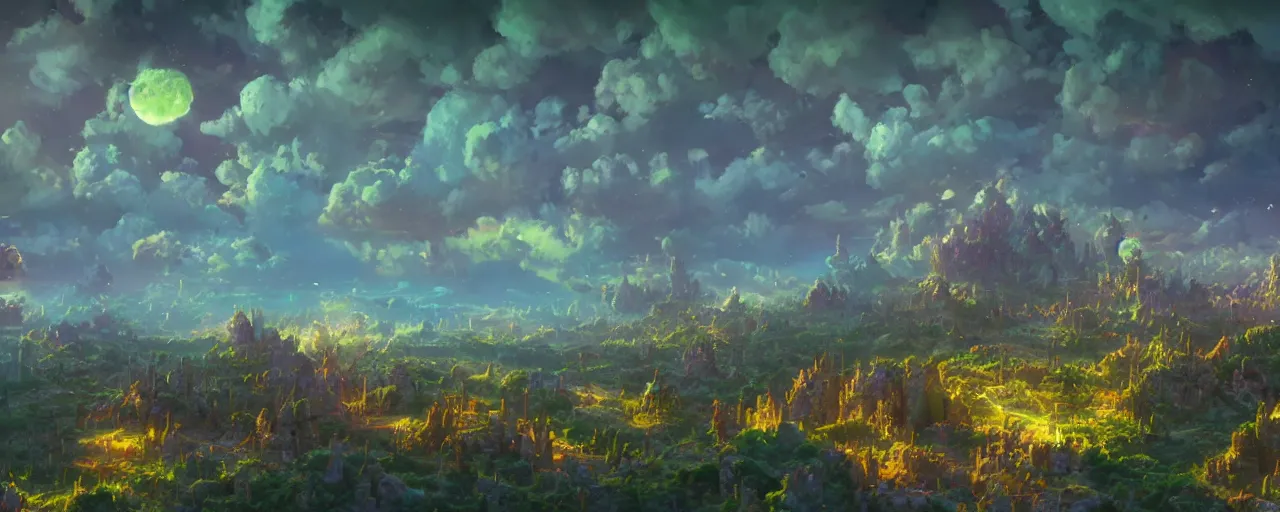 Prompt: ” tileable clouds, [ cinematic, detailed, epic, widescreen, opening, establishing, mattepainting, photorealistic, realistic textures, octane render, art by paul lehr ] ”