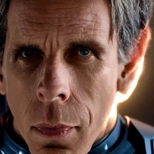 Image similar to Ben Stiller as Reed Richards, still from Fantastic Four movie, detailed, 4k