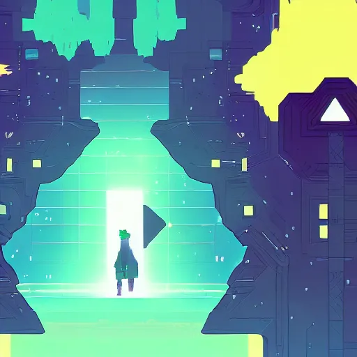 Image similar to medium shot of a mysterious letter digital illustration android hyperlight drifter