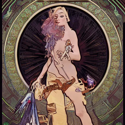 Image similar to crackhead with lord smoking crack cocaine by mcfarlane, alphonse mucha, artgerm and greg rutkowski and magali villeneuve. drug addicts