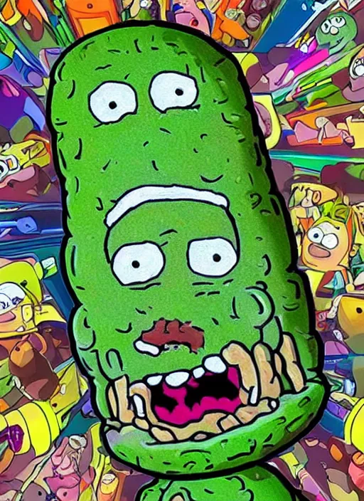 Image similar to pickle rick