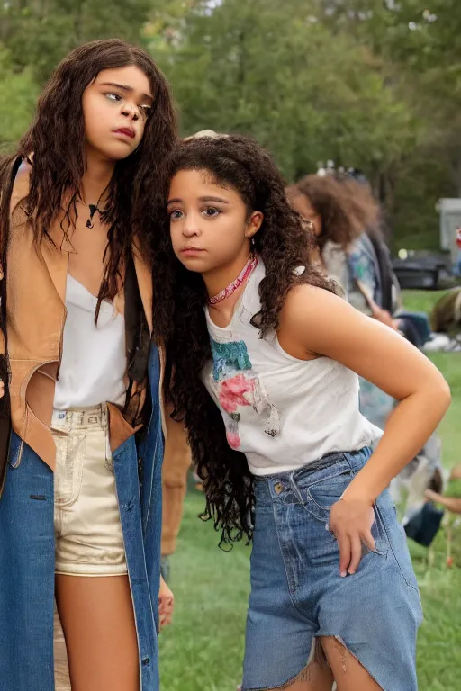 Image similar to Rue and Jules from Euphoria