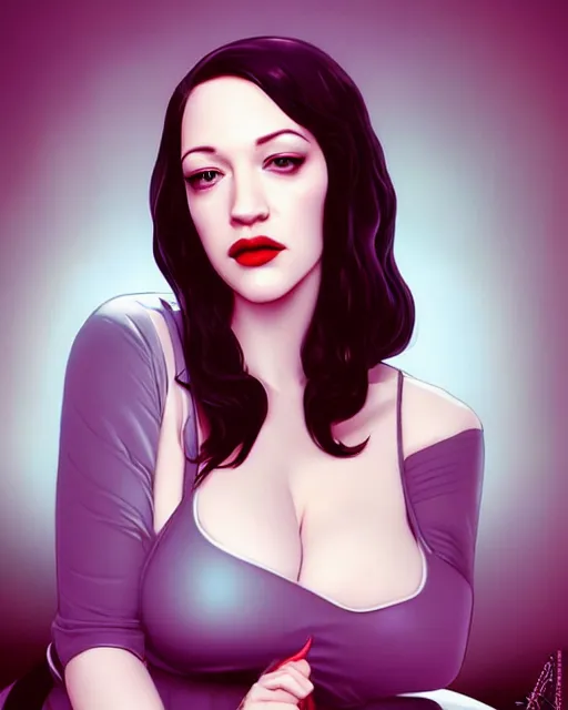 Image similar to kat dennings christina hendricks jennifer tilly, by wlop and ilya kuvshinov and artgerm, gorgeous beautiful, stunning, deviant