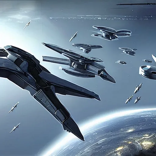 Image similar to epic photo, futuristic starship, halo, military, highly detailed