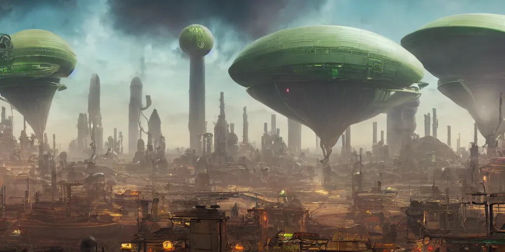 a city that looks like coruscant and rupture farms | Stable Diffusion ...