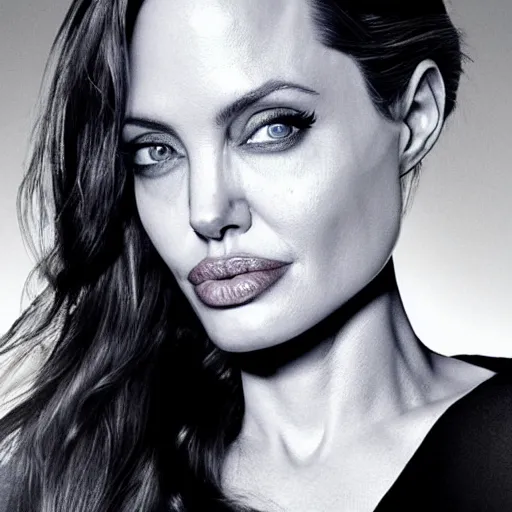 Image similar to an amazing award winning photo of angelina jolie as supergirl