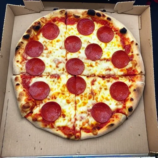 Image similar to pizza