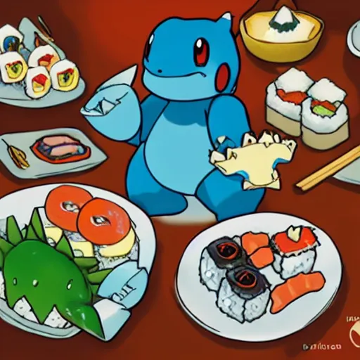 Pokemon Sushi Tray