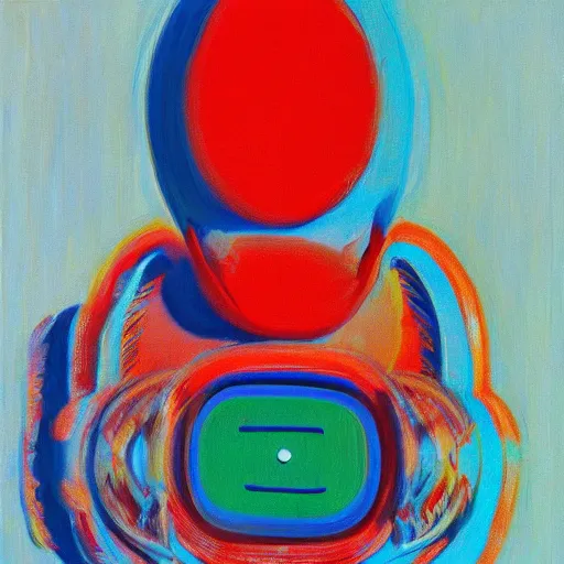 Image similar to alien by wayne thiebaud