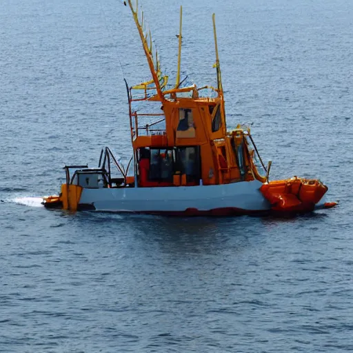 Image similar to scallop dredging