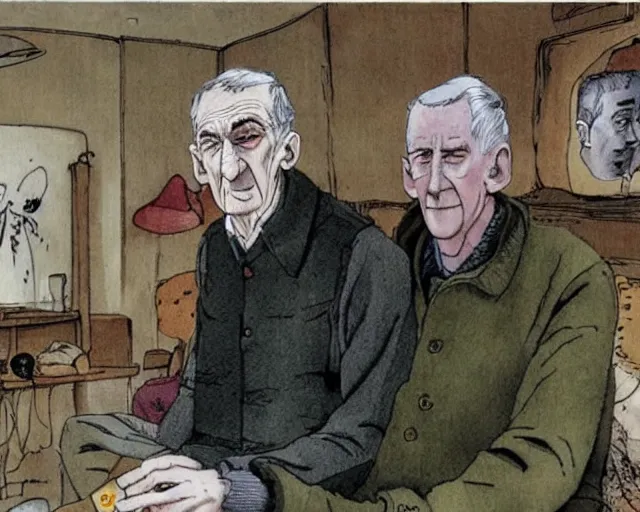 Prompt: raymond briggs