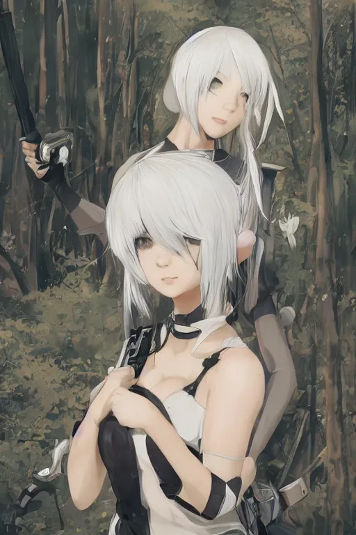 Nier:Automata (2B Anime) - Finished Projects - Blender Artists Community