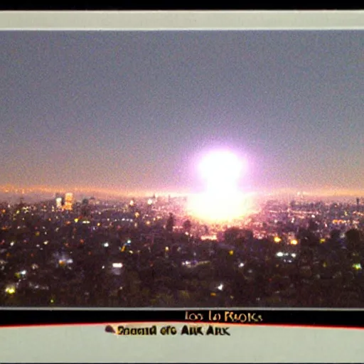 Prompt: ufo attack over los angeles