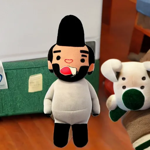 Prompt: borat plushie