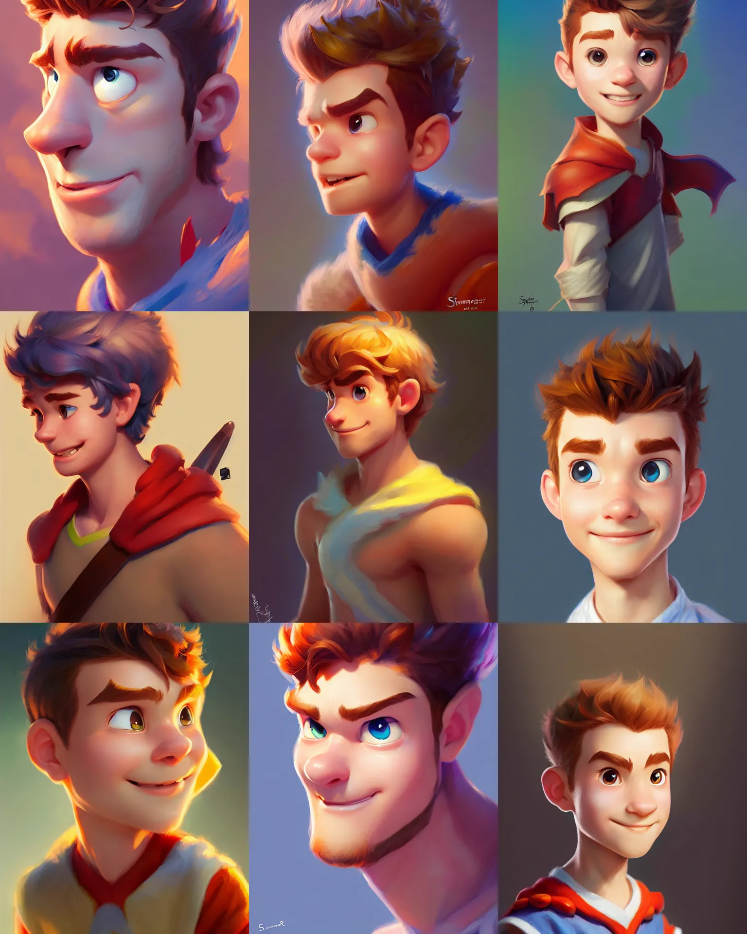 Prompt: character concept art of the brave wonderboy | | pixar - cute - fine - face, pretty face, realistic shaded perfect face, fine details by stanley artgerm lau, wlop, rossdraws, james jean, andrei riabovitchev, marc simonetti, and sakimichan, trending on artstation