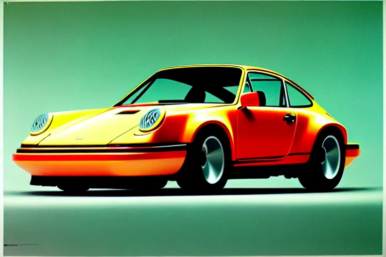Prompt: designed by giorgetto giugiaro stylized poster of a single 9 1 1 concept, thick neon lights, ektachrome photograph, volumetric lighting, f 8 aperture, cinematic eastman 5 3 8 4 film