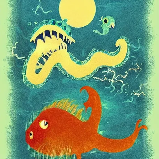 Prompt: “sea monster”