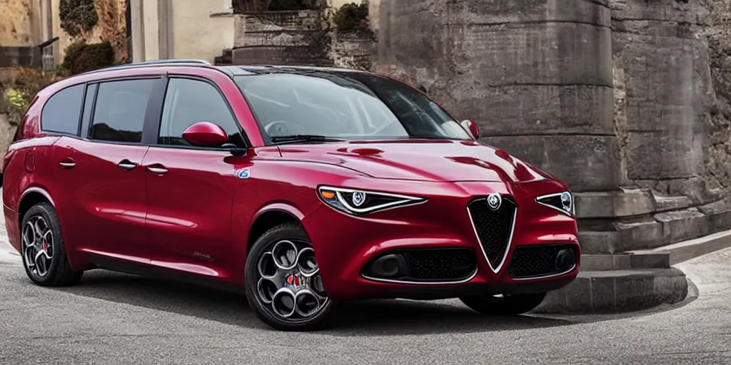 Image similar to 2022 Alfa Romeo Minivan